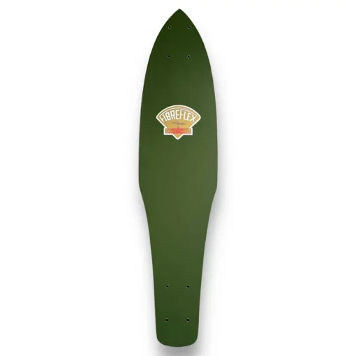 Gordon and Smith FibreFlex Henry Hester 7" Skateboard Deck Solid Green