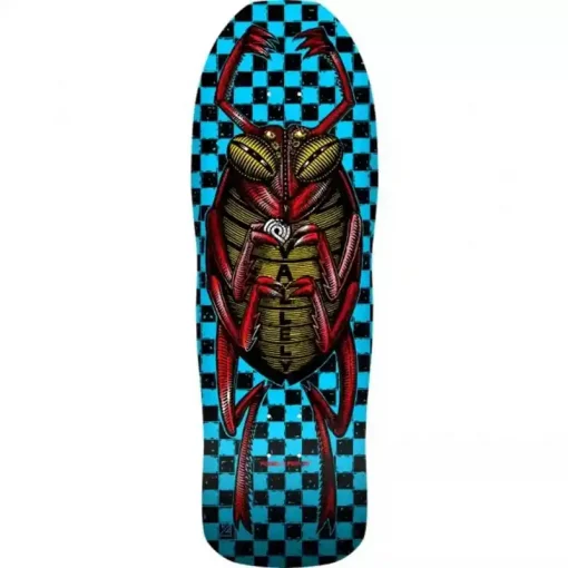 Powell Peralta Vallely Bug Deck 9.85" Oldschool Skateboard - Blue