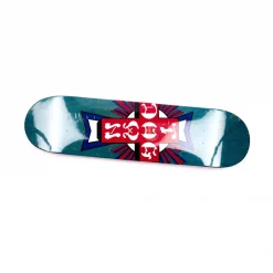 Dogtown Cross Logo 8" Skateboard Deck - Teal Blue Cross