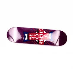 Dogtown Cross Logo 8" Skateboard Deck - Purple Blue Cross