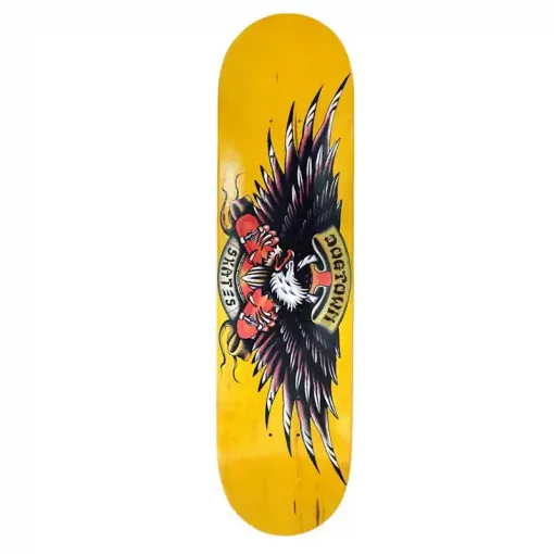 Dogtown Proud Bird 8.0" Skateboard Deck - Yellow