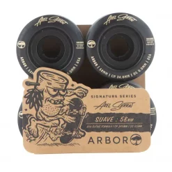 Alternative view of Arbor Spud 58mm Axel Serrat Wheels - Black