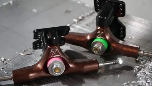 Zealous Downhill Slalom V2 133-146mm Longboard Trucks - Bronze