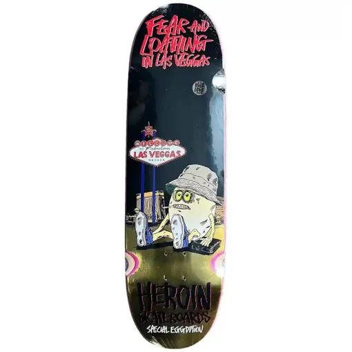 Heroin Skateboards Fear and Loathing in Las Vegas 9.0" Skateboard Deck
