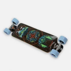 Alternative view of Pantheon Pranayama FG Cosmic Turtle 31" Custom Longboard Complete