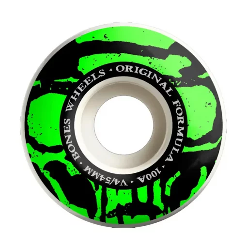 Bones Wheels 100's Original Mummy Skulls V4 100A Wide 54mm