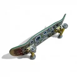 Custom Pro X Heroin Skateboards Eyes Fingerboard Complete 12 Custom Pro X Heroin Skateboards Eyes Fingerboard Natural Complete - Profile