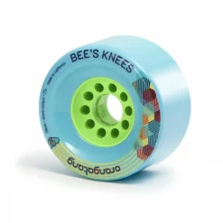 Orangatang Bees Knees 90mm 77A Blue Longboard Rollen