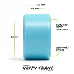 Orangatang Bees Knees 90mm 77A Blue Longboard Rollen 6 Orangatang Bees Knees 90mm 77A Blue Longboard Rollen - Specs