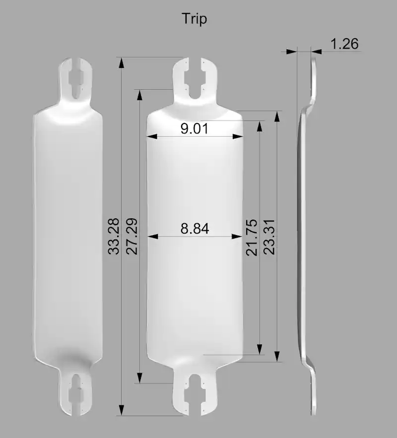 Pantheon Trip Deck 33" LDP Longboard 3 Pantheon Trip Deck 33" LDP Longboard - Specs