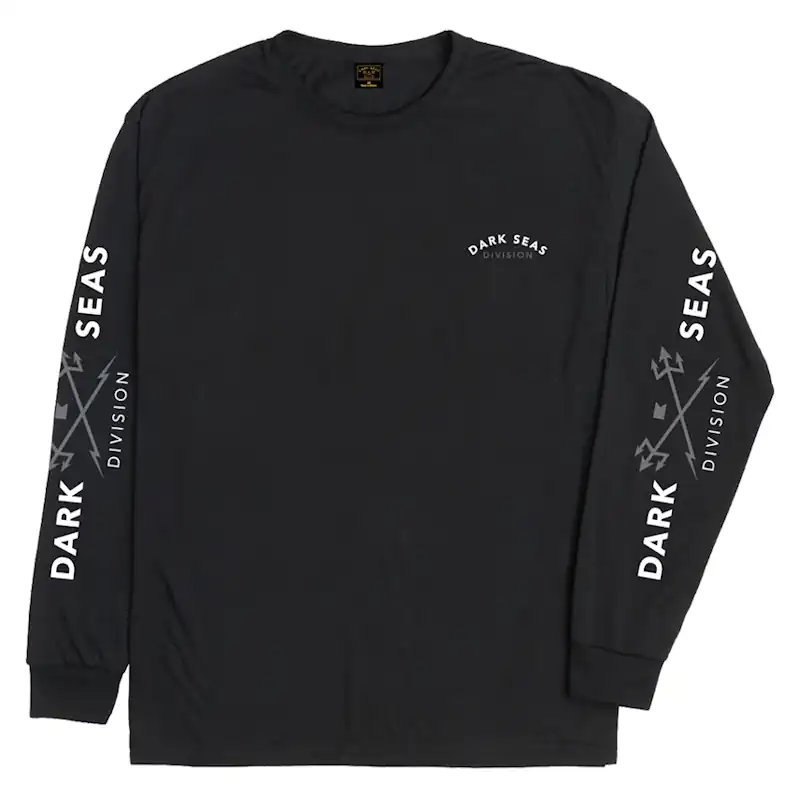 Dark Seas Headmaster UV Sunshirt Black 1 Dark Seas Headmaster UV Sunshirt Black - Vorderansicht