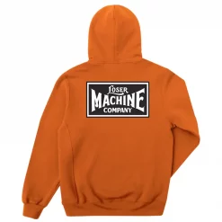 Just Passin' Thru Shop 61 Loser Machine New OG Hoodie Orange - Rückansicht