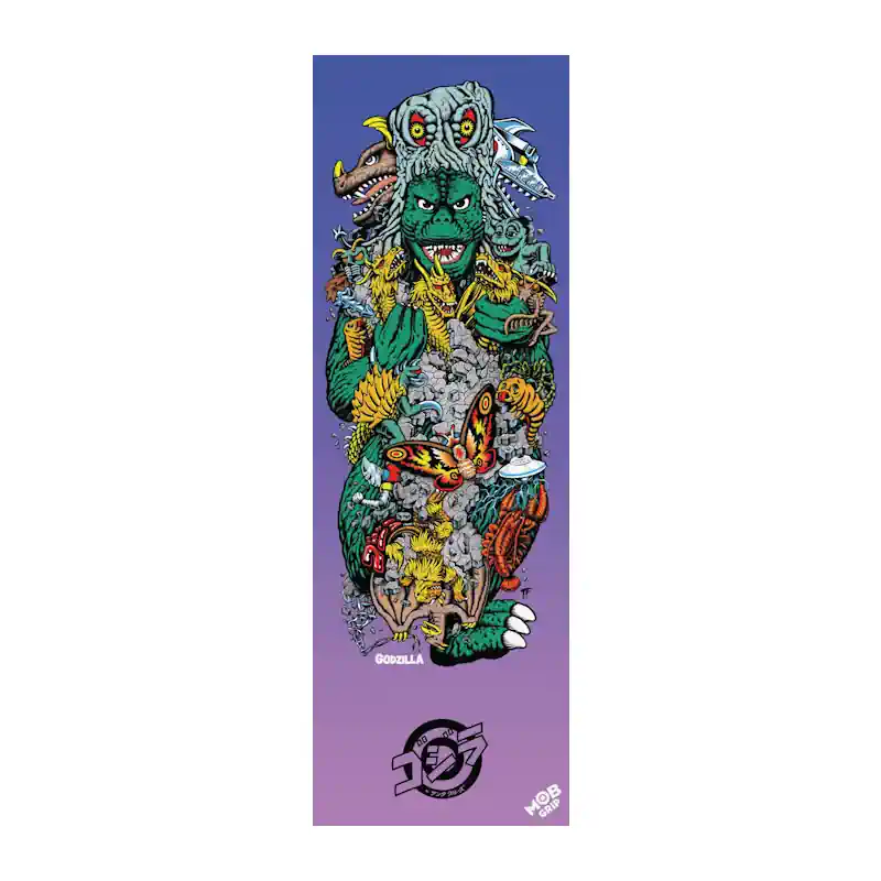 MOB x Godzilla Kaiju Roskopp Griptape 11" наждачка 1 MOB x Godzilla Kaiju Roskopp Griptape 11"