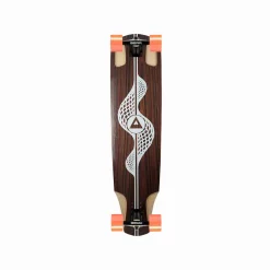 Pantheon Genesis 39" Longboard Complete mit Orangatang Kegel Orange
