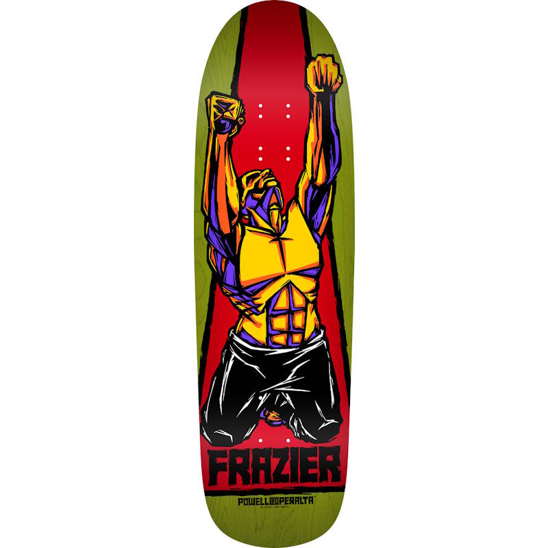 Powell Peralta Mike Frazier Yellow Man 9.5" Skateboard Deck 1 Powell Peralta Mike Frazier Yellow Man 9.5" Skateboard Deck - Unterseite