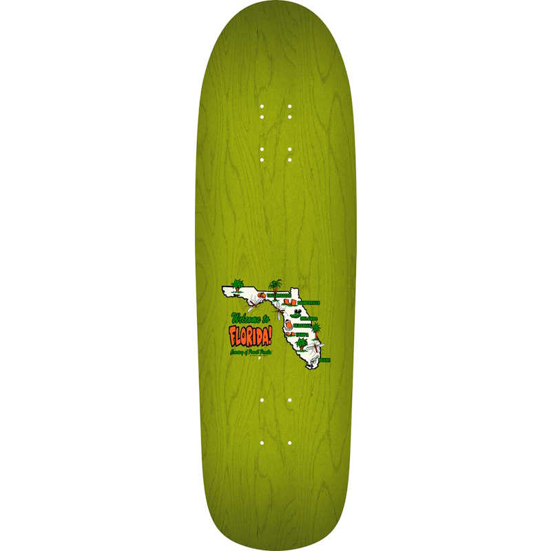 Powell Peralta Mike Frazier Yellow Man 9.5" Skateboard Deck 2 Powell Peralta Mike Frazier Yellow Man 9.5" Skateboard Deck - Oberseite