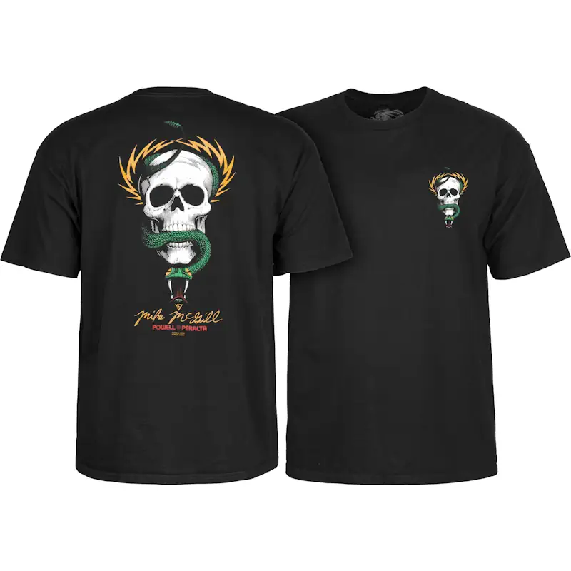 Powell Peralta McGill 40Th Anniversary McTwist T-Shirt Black 3 Powell Peralta McGill 40Th Anniversary McTwist T-Shirt Black - Vor- und Rückseite