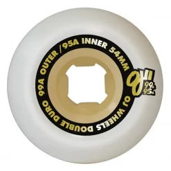 OJ Wheels Double Duro 99a/95a Skateboard Rollen 54mm - Rückseite