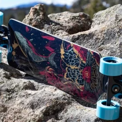 Pantheon Trip Whale LDP Longboard Custom Complete 33" - In Nature - laying