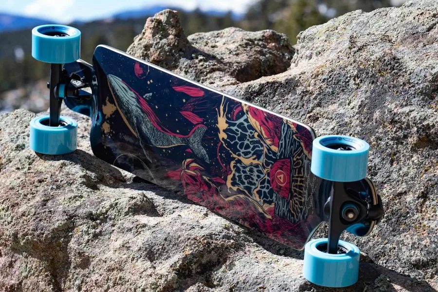 Pantheon Trip Whale LDP Longboard Custom Complete 33" 2 Pantheon Trip Whale LDP Longboard Custom Complete 33" - In Nature - laying