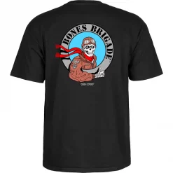Powell Peralta Bones Brigade Ripper Pilot T-Shirt Black - Rückseite