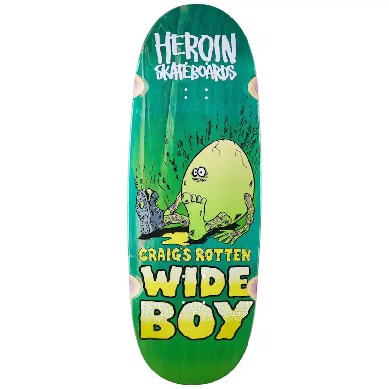 Heroin Skateboards Craig Questions Rotten Wide Boy Deck 10.75" 1 Heroin Skateboards Craig Questions Rotten Wide Boy Deck 10.75"