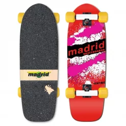 Madrid Marty Explosion Red Oldschool Skateboard 9.5" Complete