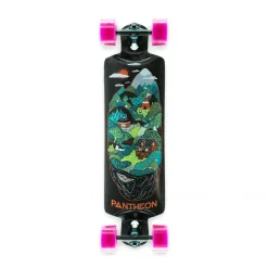 Pantheon Trip Carbon LDP Longboard Custom Complete 33" - Pink Hoku 102mm 78A