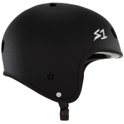 S-One Retro Lifer Helm Matte Black CPSC Zertifiziert - seitlich