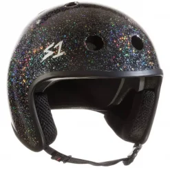 S-One Retro Lifer Helm Black Glitter CPSC Zertifiziert