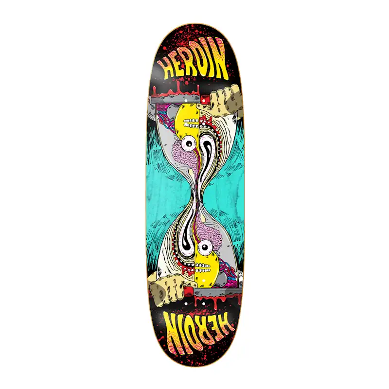 Heroin Skateboards Merged Anatomy RazorEgg Deck 9.25" 1 Heroin Skateboards Merged Anatomy RazorEgg Deck 9.25"