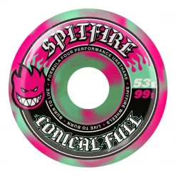 Spitfire Formula 4 Conical Full 99A Pink Teal Swirl Rollen