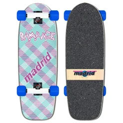 Madrid Retro Rampage Wings Cruiser Skateboard 9"
