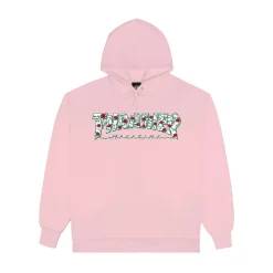 Thrasher Roses Hoodie Pink